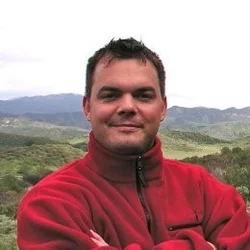 Guido Faas on hiking trail